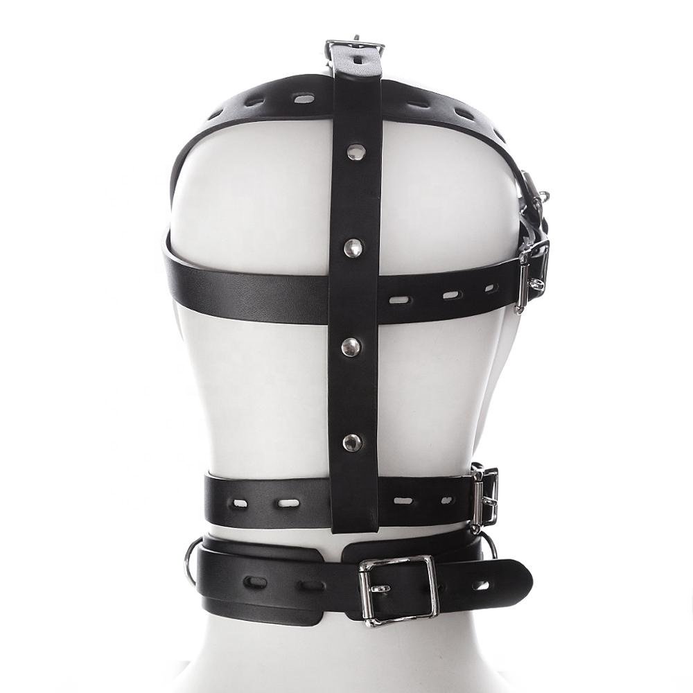 Factory BDSM Bondage Hood PVC Puppy Hood Leather Hood Eye Mask BDSM-Gear Fetish Mask Bondage Restraints