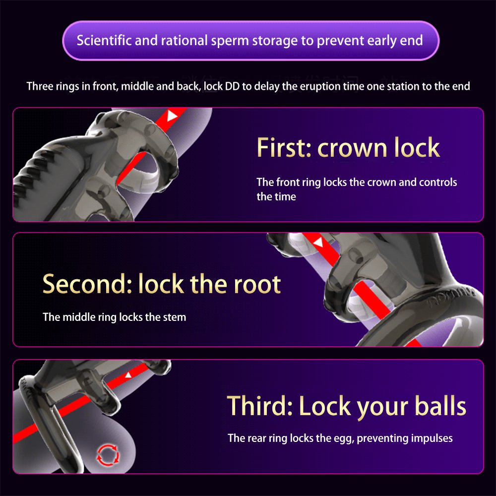 G Spot Stimulator Bullet Vibrator Cock Sleeve Penis Vibrating Ring Ejaculation Delay Strap On Dildo Bondage Gear