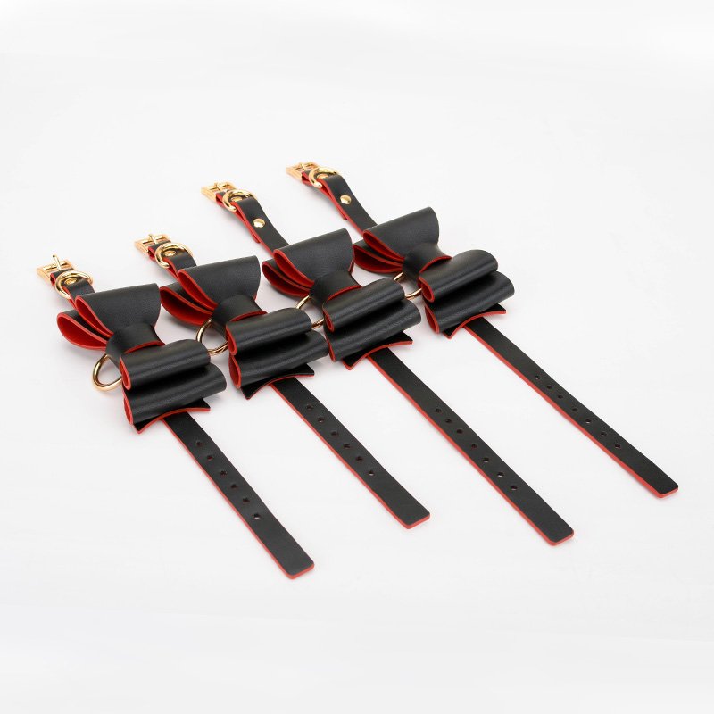 Sex toys PU Leather BDSM Bondage Restraint Set Valentine 10 Pieces Bondage Kit toys set Leather Sex products