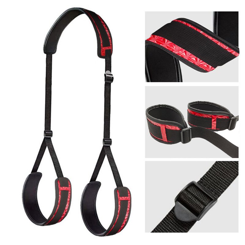 High Quality Red Bondage Sets Adult Fetish Sm Products Couple Bondage Gear For Fun