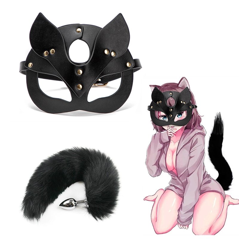 10PCS BDSM Bondage Kits with Storage Bag Genuine Leather Handcuffs Collar Gag Vibrators Sex Toys For Women Adult Sexy Game