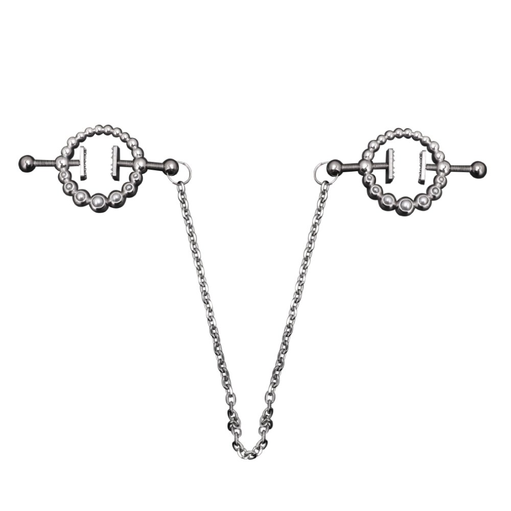 Adjustable weighted Nipple Clamps sexy toy, bdsm kit bondage gear round nipple clamps,tweezer nipple clamps for female sex games