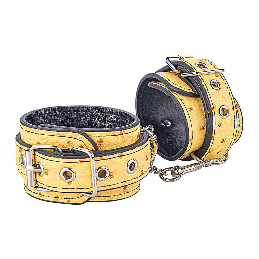 Girlspower 7 Pieces Adult Male and Female SM Set PU Couple's Wear BDSM Bondage Collar Leather Whip Fetish Sex Toys