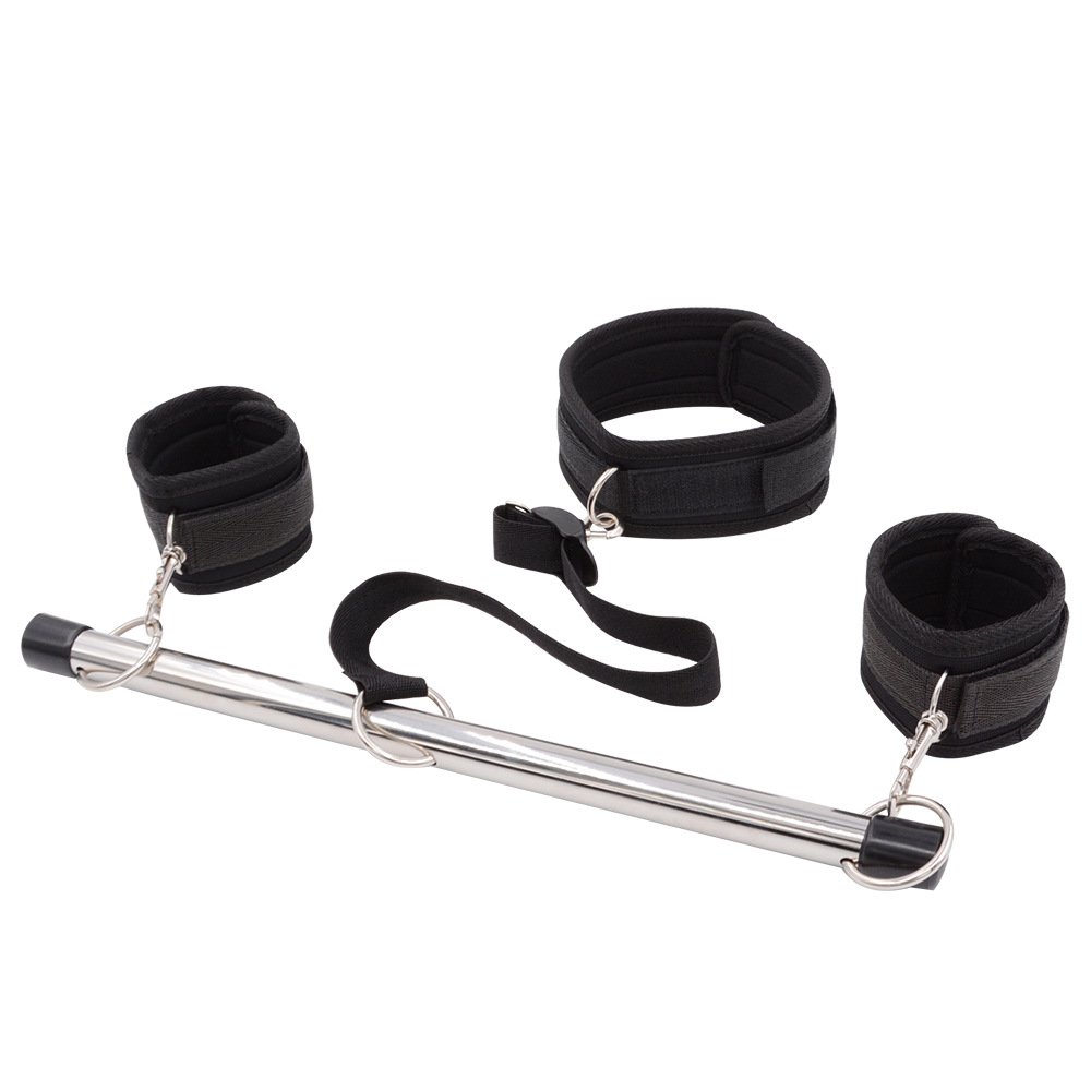 Hot Selling Stainless Steel Adjustable Bar Bondage Set Slave Ankle Shackles Sex Toys