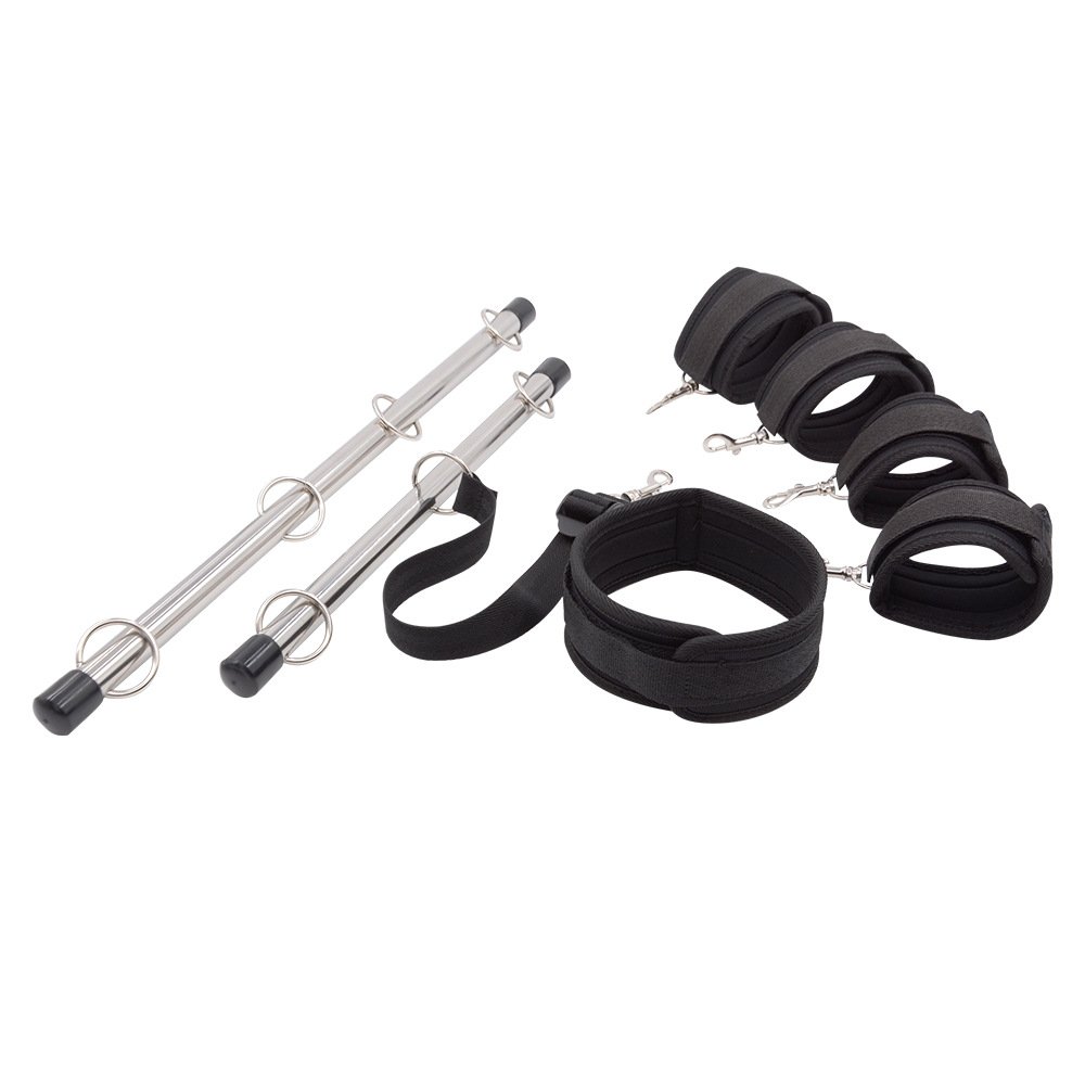 Hot Selling Stainless Steel Adjustable Bar Bondage Set Slave Ankle Shackles Sex Toys