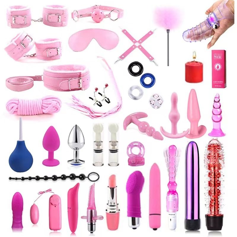 35 pcs Bondage gear sex toys for woman juguetes sexual vibrator bullet Egg penis ring sexy toys