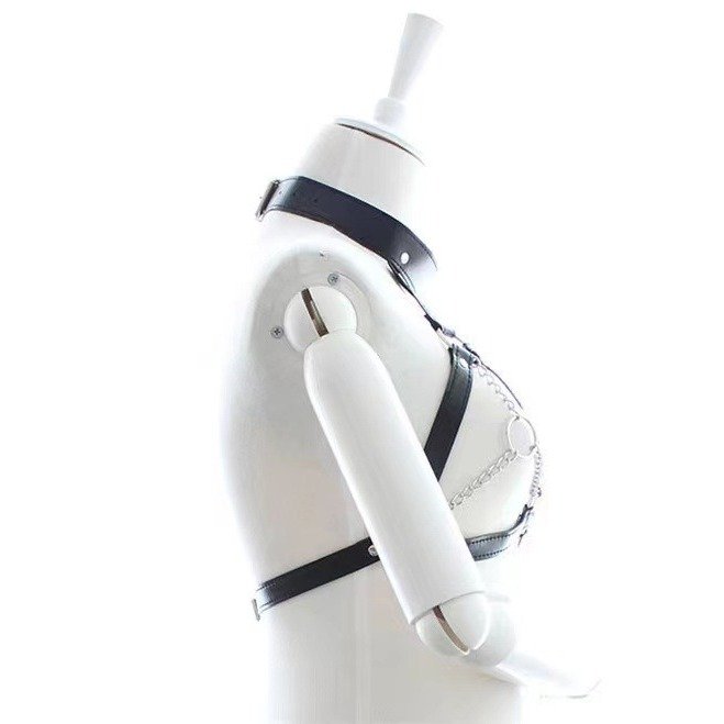 Customizable SM Adult Bondage Femdom Female Sex Toys Leather Chain Bondage Adjustable size Clothes Women Sex Outfit Bondage Gear