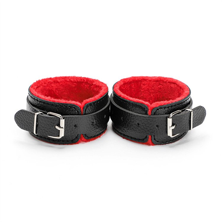 Erotic Sex Toys for Couple Handcuffs Fetish Kit Restraints 10PCS Set BDSM Bondage Gear Leather