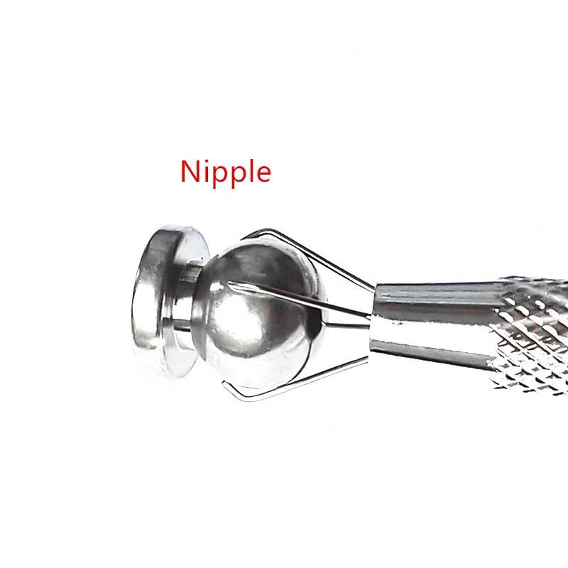 Stainless Steel BDSM Extreme Nipple Clip Chain Strong Claw Nipple Clamps Clips for Heavy Fetish Play Device Bondage Gear