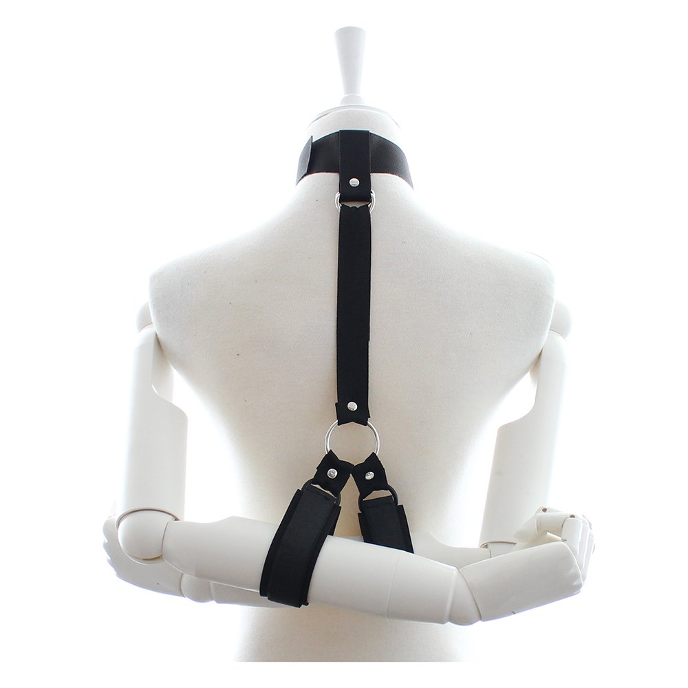 Wholesale Bdms Restraint Slave Back handcuffs SM Adult bondage set with sex toys Bondage