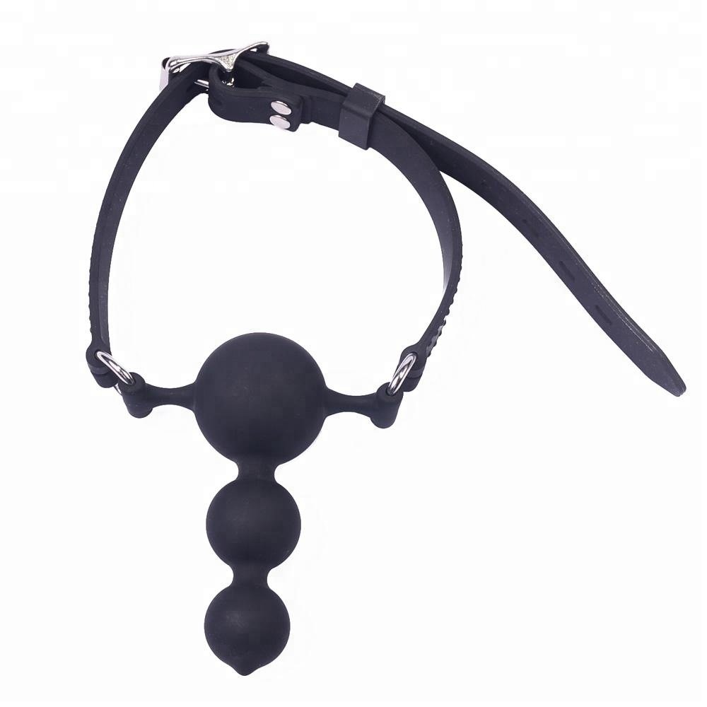 Beginner's Soft Silicone Ball Gag BDSM Bondage Restraints Sex Toy Mouth Ball Gift