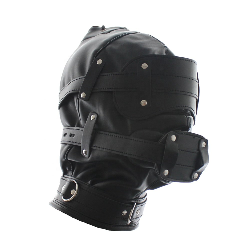 Factory BDSM Bondage Hood PVC Puppy Hood Leather Hood Eye Mask BDSM-Gear Fetish Mask Bondage Restraints