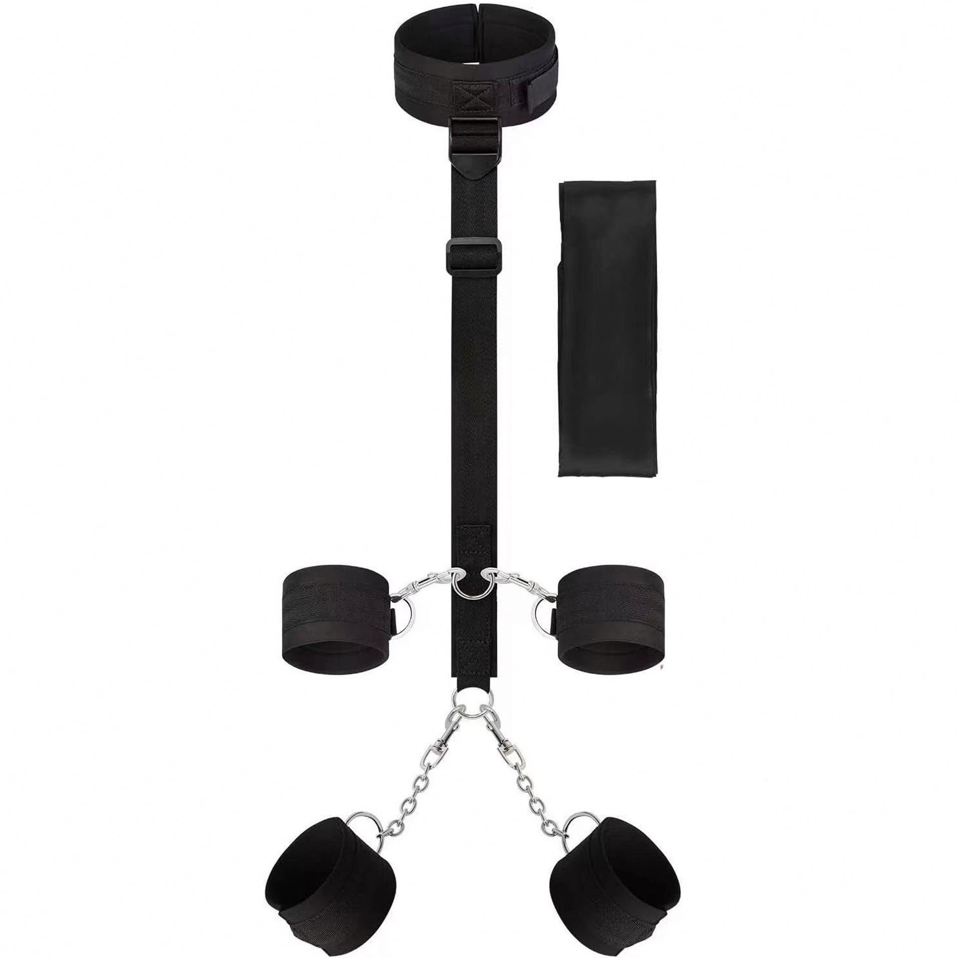 Bondage Set Hand cuffs Collars For Adult Pleasure