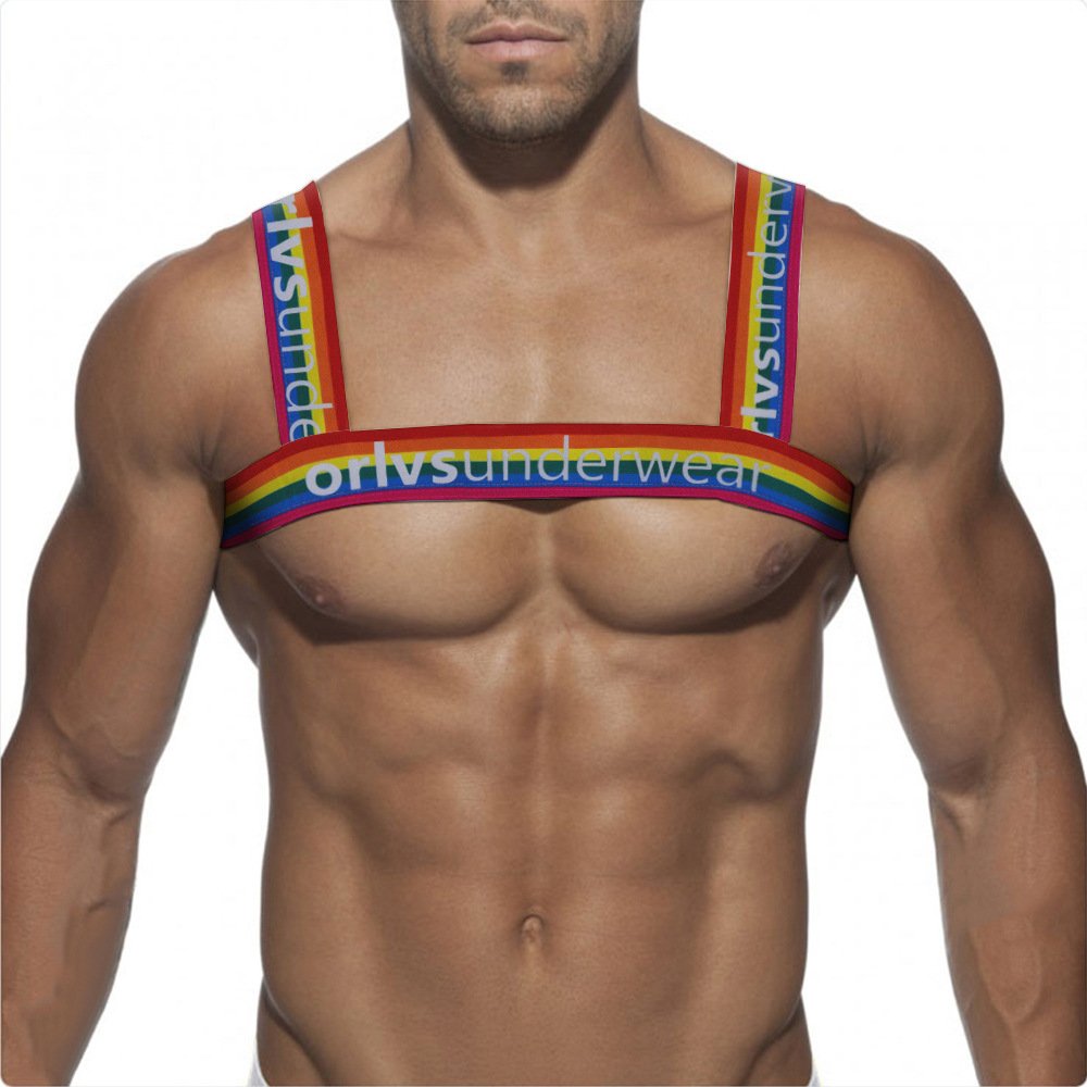 Wholesale Mens Black elastic Adjustable Body Chest Harness