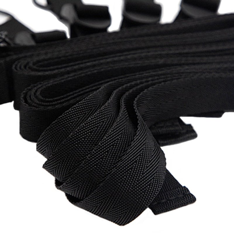 SM Slave Flirting Teasing BDSM Bondage Gear in Bed Handcuffs Ankle Cuffs Bed Bondage Restraints