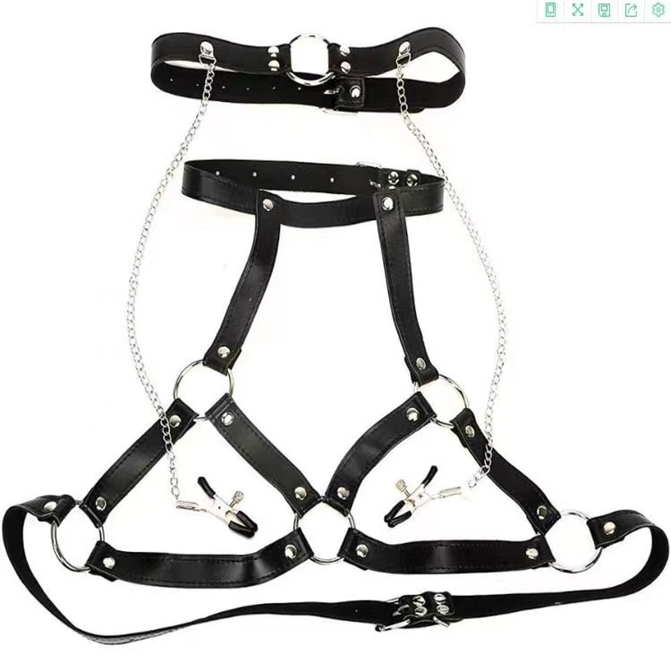 Pu Leather sex waist chain punk club Bondage Kit bondage belt Gothic Sex Woman Harness Garter Body Bondage Strap Belt Lingerie