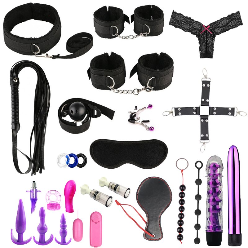 Recommend 7-26 pcs SM bondage gear bondage gear handcuff slave bondage sex toy