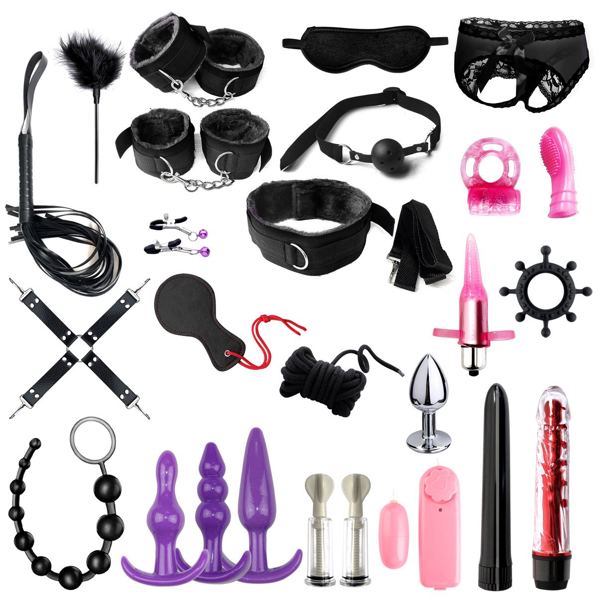 Recommend 7-26 pcs SM bondage gear bondage gear handcuff slave bondage sex toy