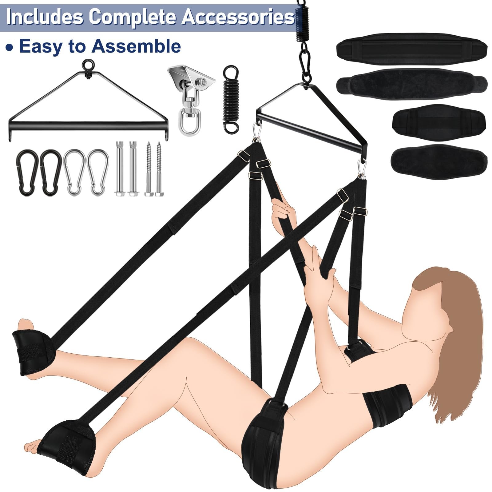 DH BDSM Bondage Sex Restraints Women Toy Upgraded Door Hanging Love Set Couples Accessories