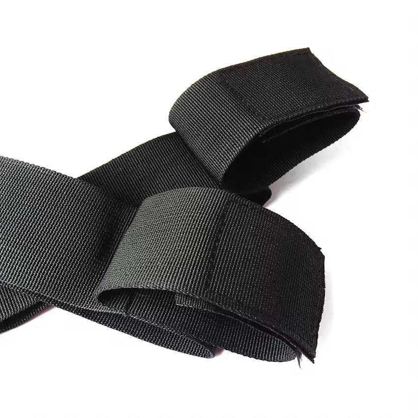 Manufacturers hot sale adult SM sex toys leg bondage strap sexy webbing toys word hand and foot handcuffs