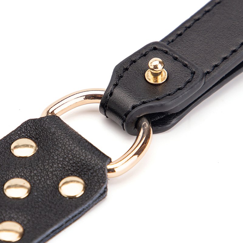 BDSM Bed Bondage Kits Handcuffs Collar Gag Genuine leather Restraint Set Erotic Sex Toys for Women Couples Adult Games