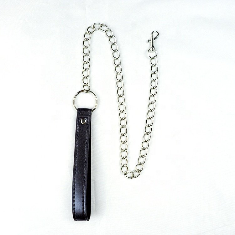 PU Leather Collars Lead Chain Bondage Collars Choker Restraint Adult Game BDSM Collars Sex Toys For Women