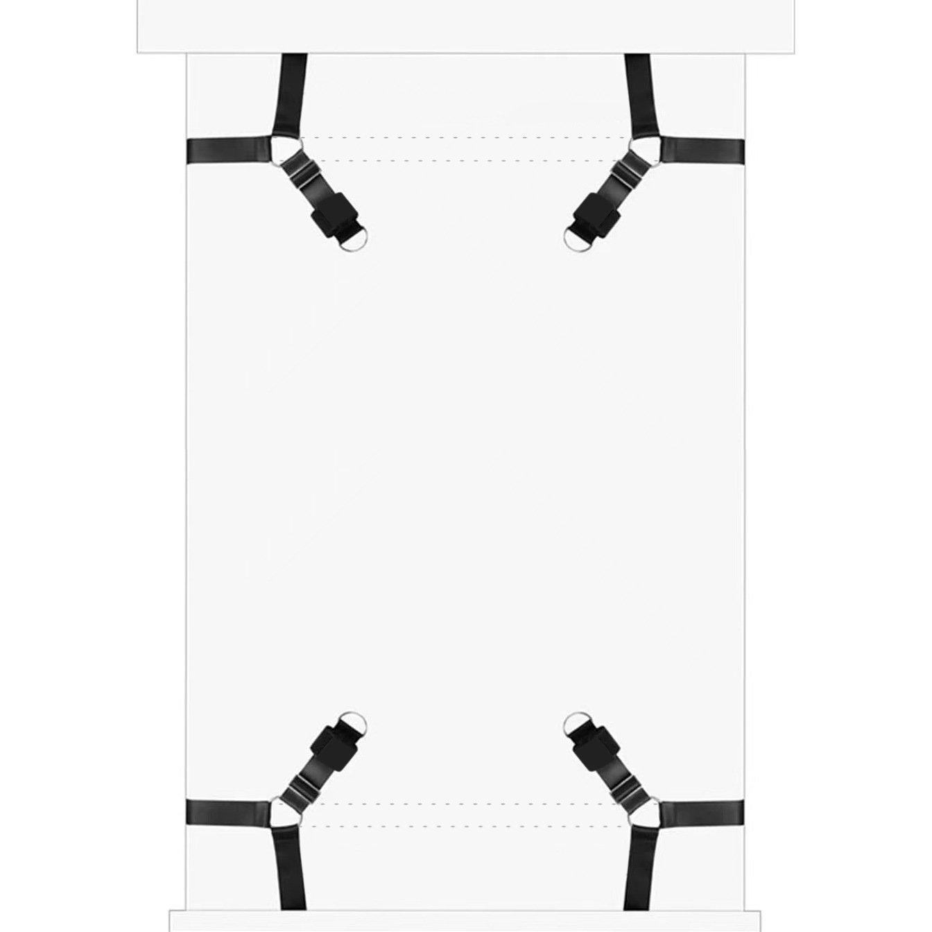 Sexfoxes SM Adult Sex Bandage Upgrade Reinforced Bed Bondage Gear Binding Four Corner Bed Binding Sex Tool for Couple Chastity