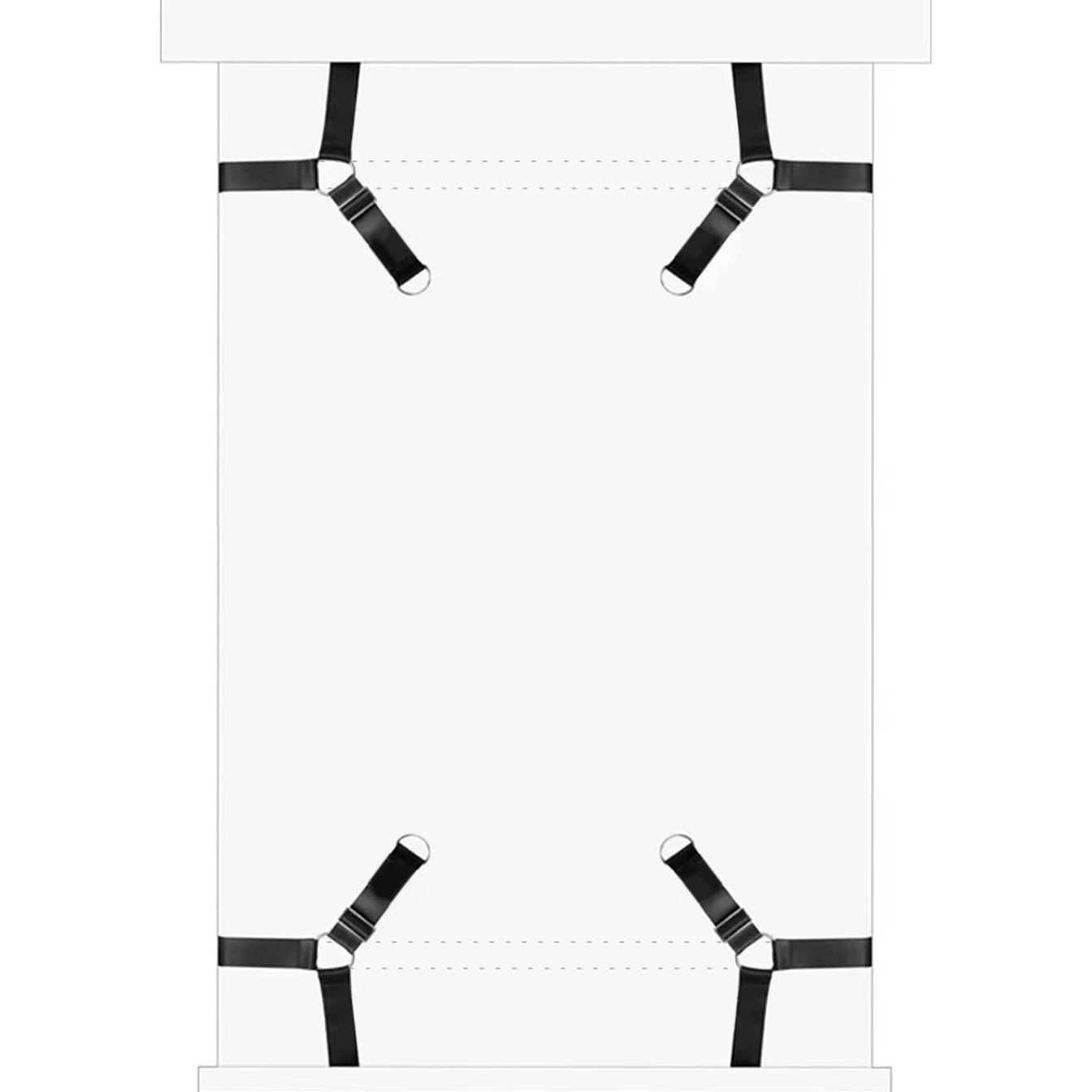 Sexfoxes SM Adult Sex Bandage Upgrade Reinforced Bed Bondage Gear Binding Four Corner Bed Binding Sex Tool for Couple Chastity
