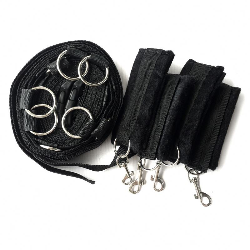Factory Wholesale SM Bondage restraint 8 Pcs Bed Bondage Kit BDSM Fetish toys