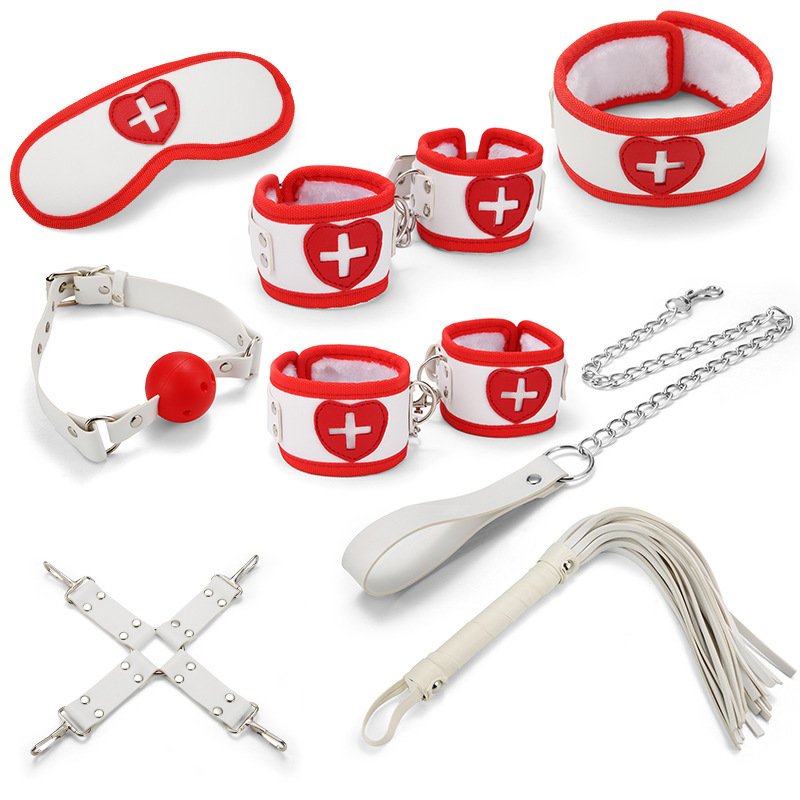 8parts Sex Bondage Roles Play BDSM Set Sex Toys for Couples Games