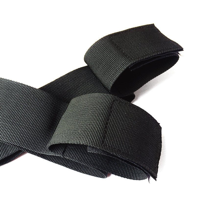 Sexy Woman Black Backhand Restraints BDSM Sex Games Handcuffs Thigh Wrist Cuffs Leg Straps Tie Bondage Set Couples