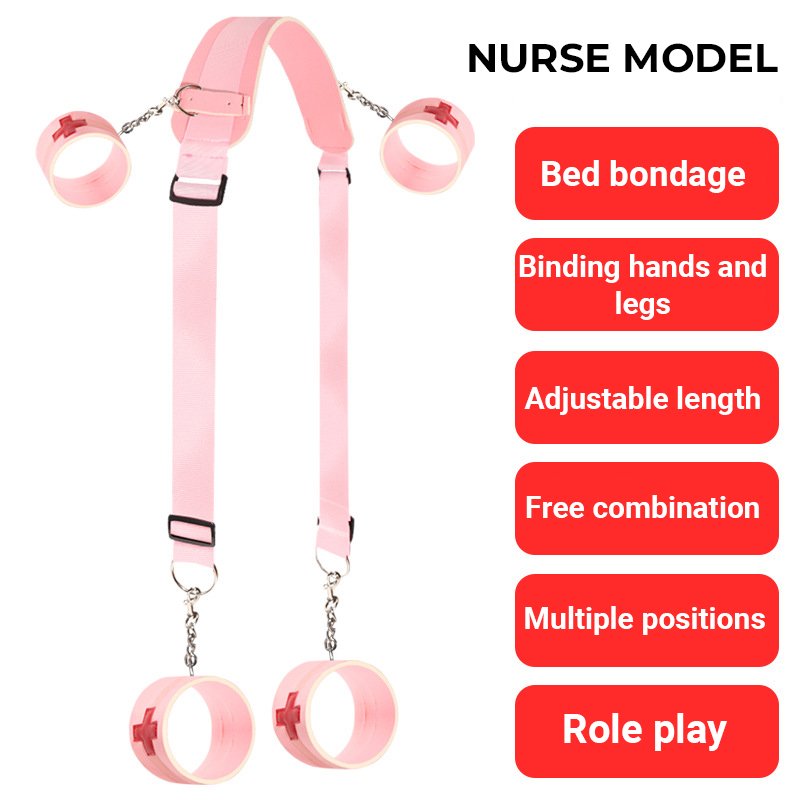 Hot Sale Sex Sm Bondage Set Leather Restraint Kit Adult Sex Toys 12pcs 1set Bondage Gear For Couples Bdsm
