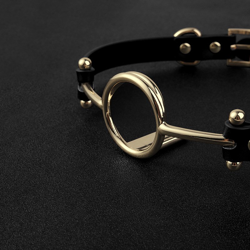 Ninghao SM deep throat mouth ball bite ball O-shaped mouth plug opener mouth gag bondage gear sex toy for couples adult fetish