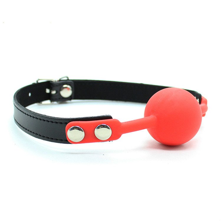 Soft Silicone Ball Gag Bondage Harness