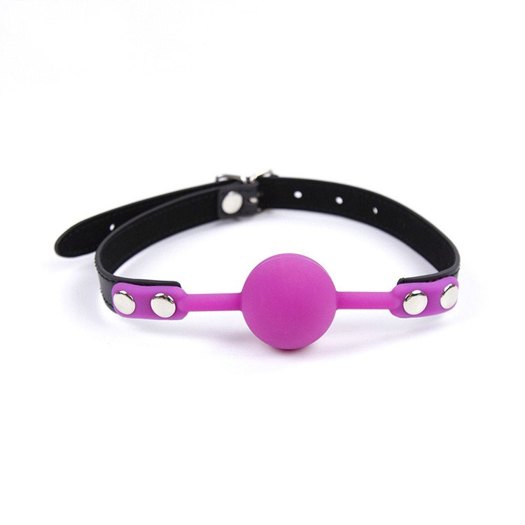 Soft Silicone Ball Gag Bondage Harness