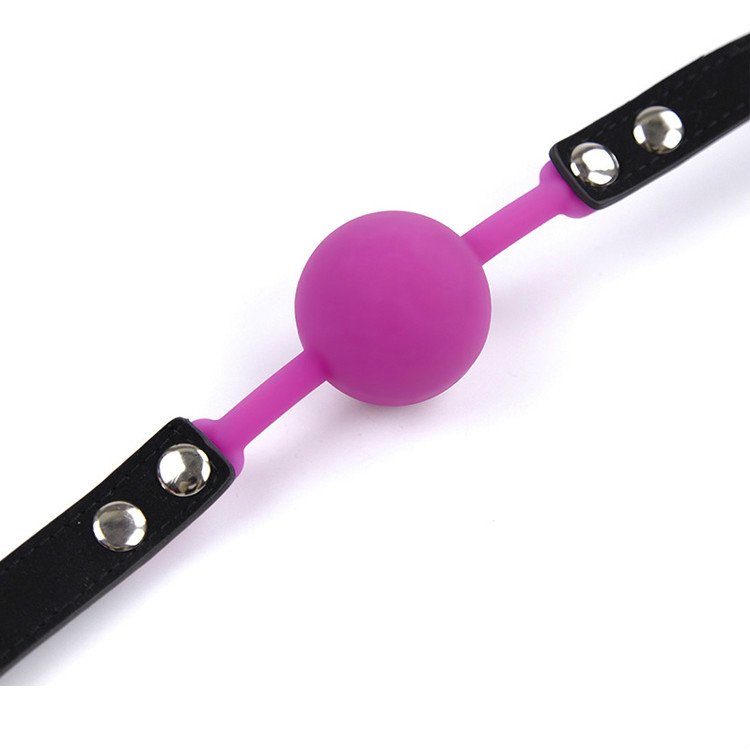 Soft Silicone Ball Gag Bondage Harness