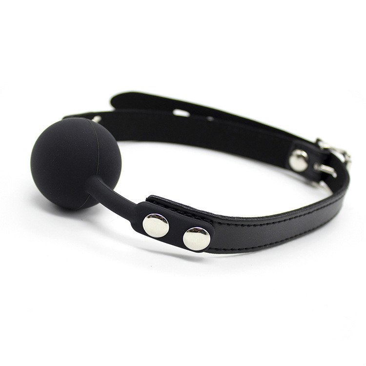 Soft Silicone Ball Gag Bondage Harness