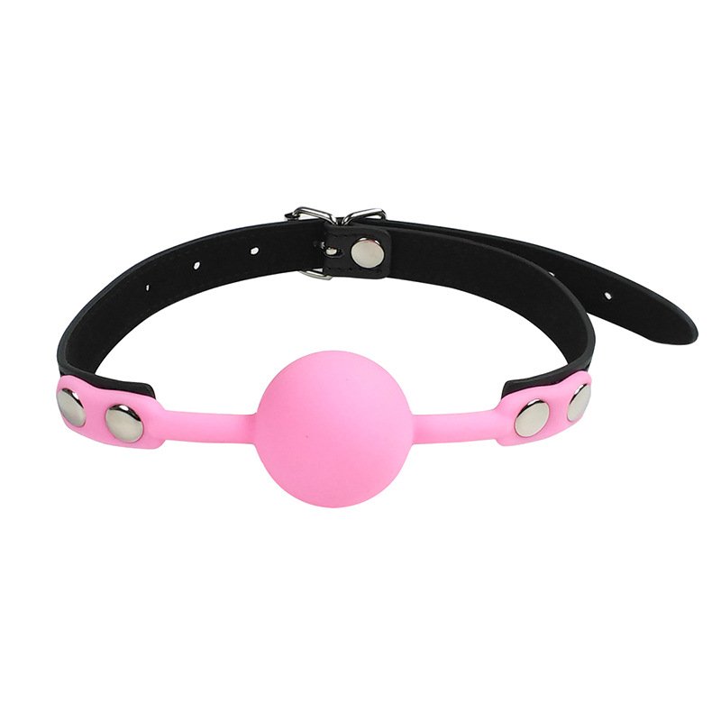 Soft Silicone Ball Gag Bondage Harness
