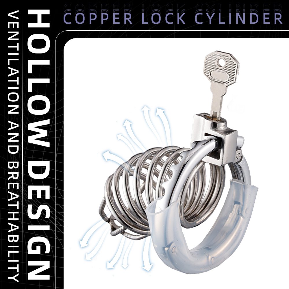 Adjustable Adult Male Chastity Lock Cage Serpentine Shaped Sex Toys BDSM Gear BDSM SM Bondage Gear for Men