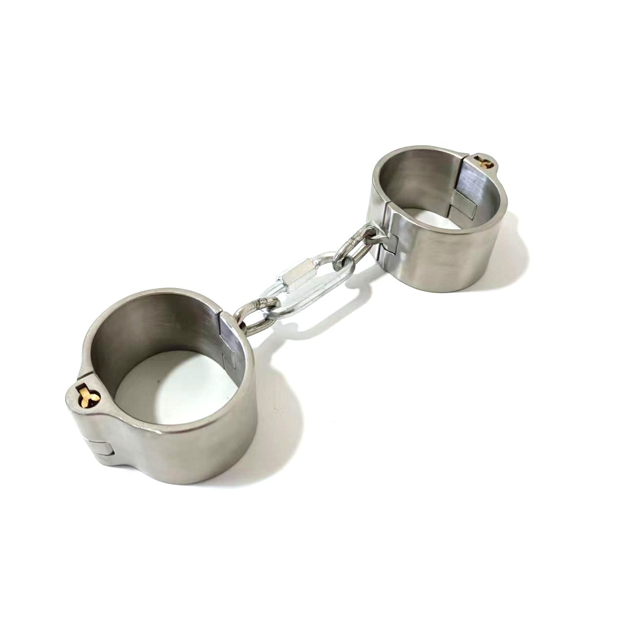 Black emperor adult sex bondage product sexy toys for couple high quality 4cm stainless steel handcuffs adult medical sex toys