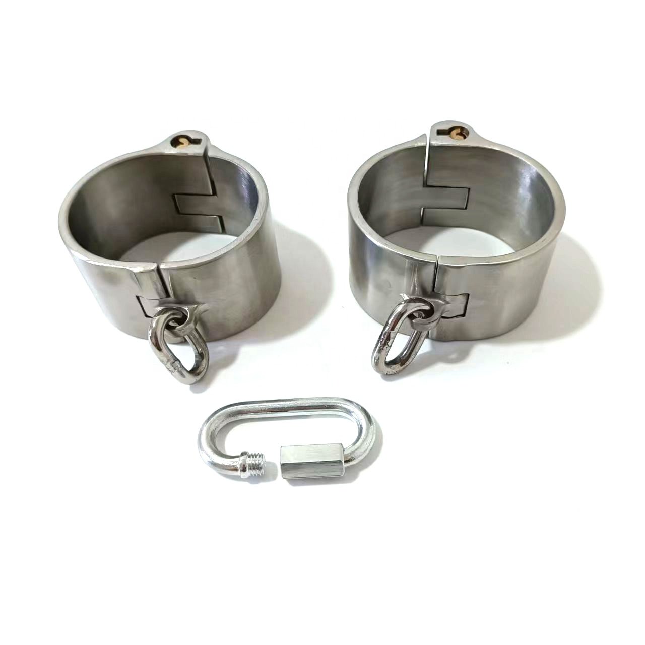 Black emperor adult sex bondage product sexy toys for couple high quality 4cm stainless steel handcuffs adult medical sex toys