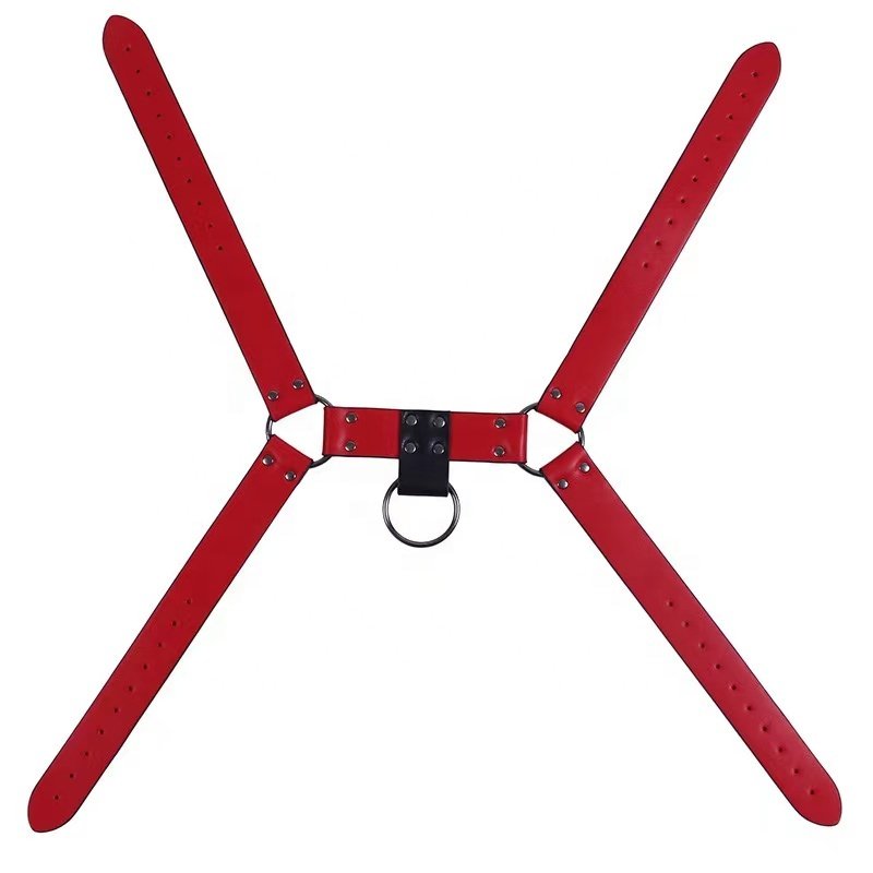BDSM Slave Dog H Front Chest Harness BDSM Sex Restraint Body Harness Leather Bondage Gear for Men Pet play