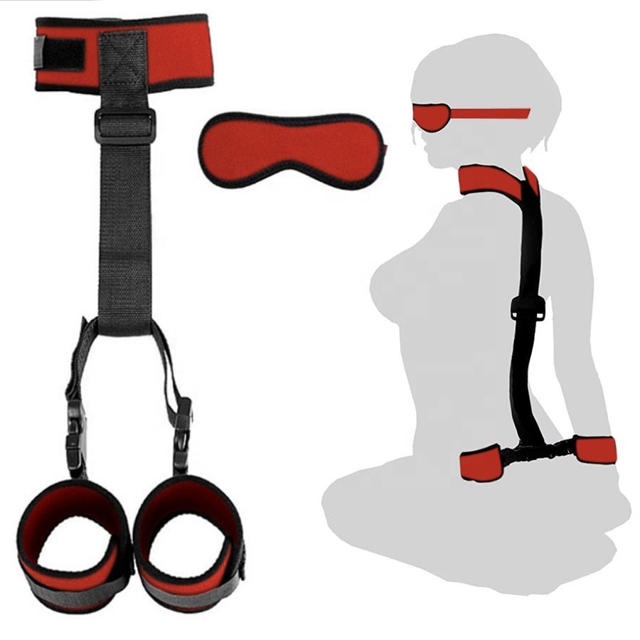 Women Bdsm Leather Genuine Bondage Set For Couples Leather Harness Custom Bondage Kit For Black Bondage Gear
