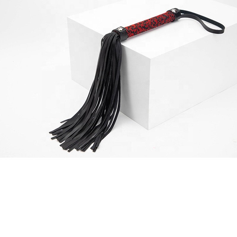 OEM Customized Logo Bondage Restraint Bdsm Bondage Slave Bondage Whip Bdsm Whip Sexy Flirting Handle Flogger