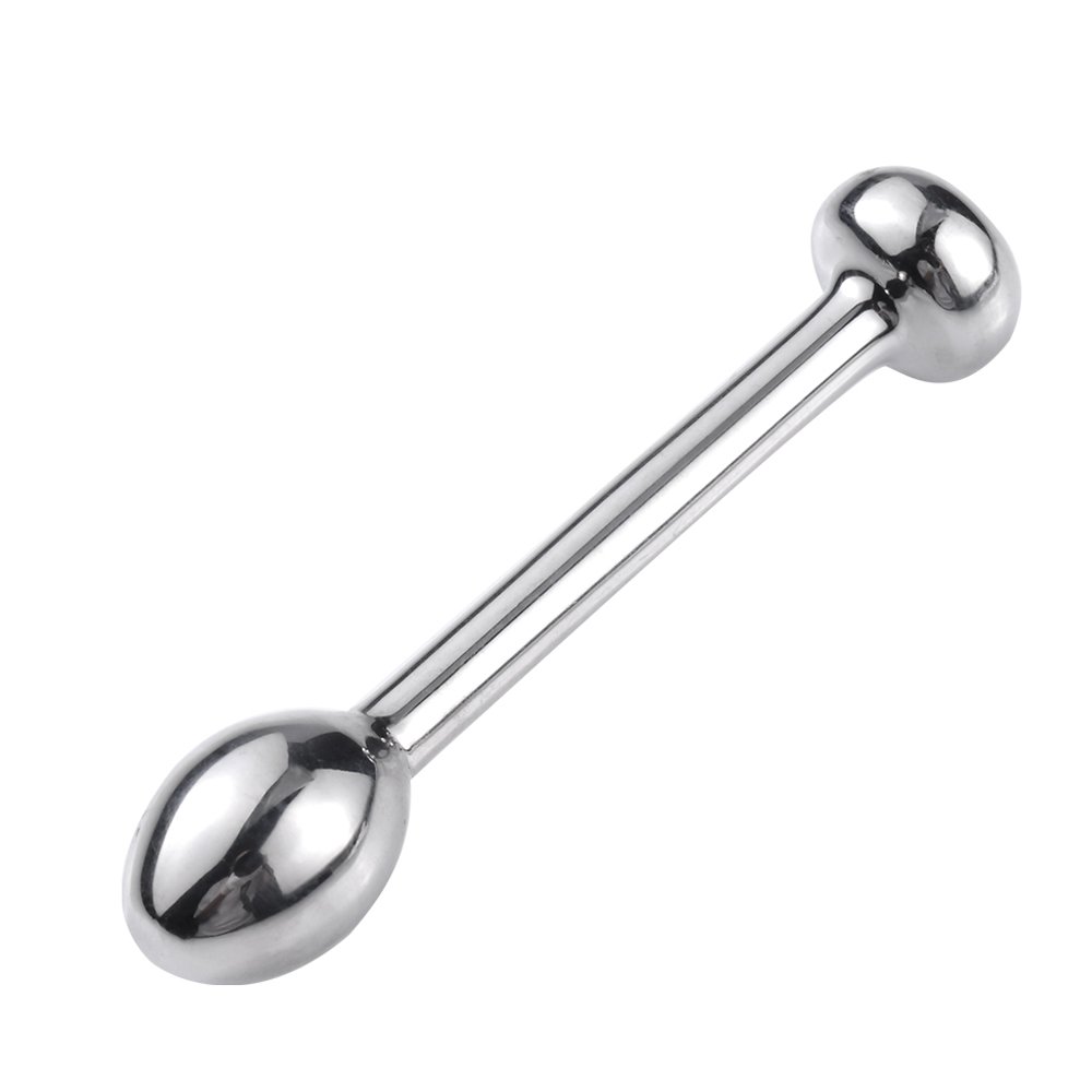 Men's BDSM Urethral Sounds Kit Oval Head Stainless Steel Penis Toys for Sex & Pain Bondage Gear