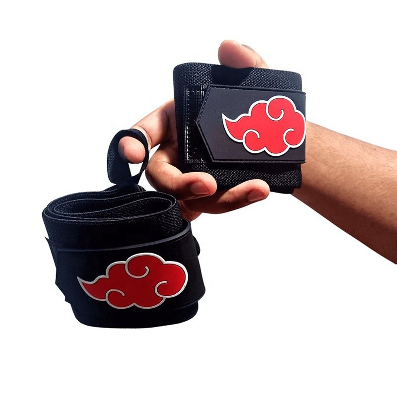 Custom logo webbing gym straps weight lifting wrist wraps wrist support bondage straps power lifting straps