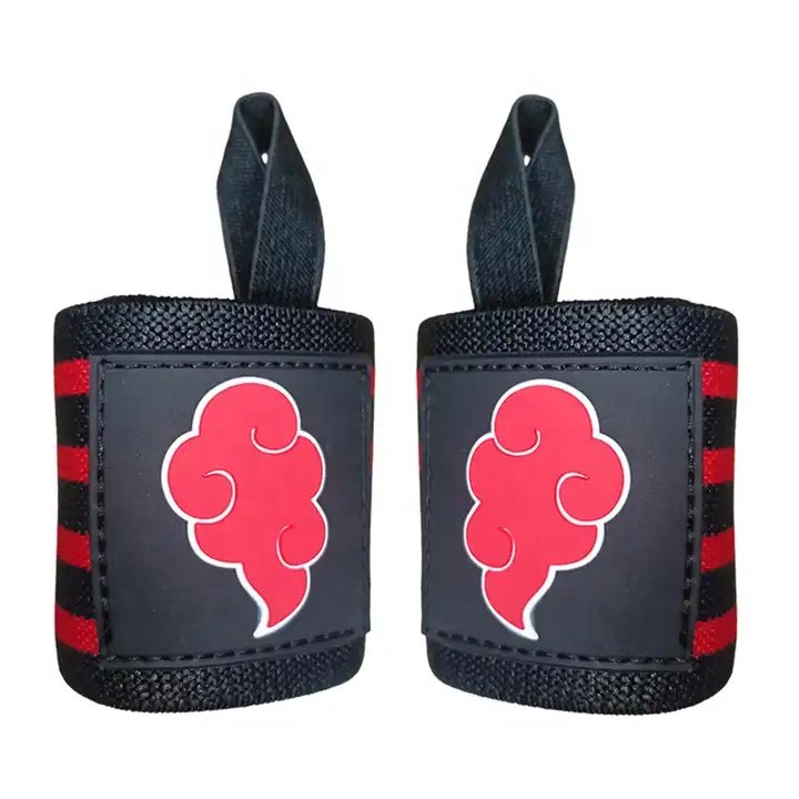 Custom logo webbing gym straps weight lifting wrist wraps wrist support bondage straps power lifting straps