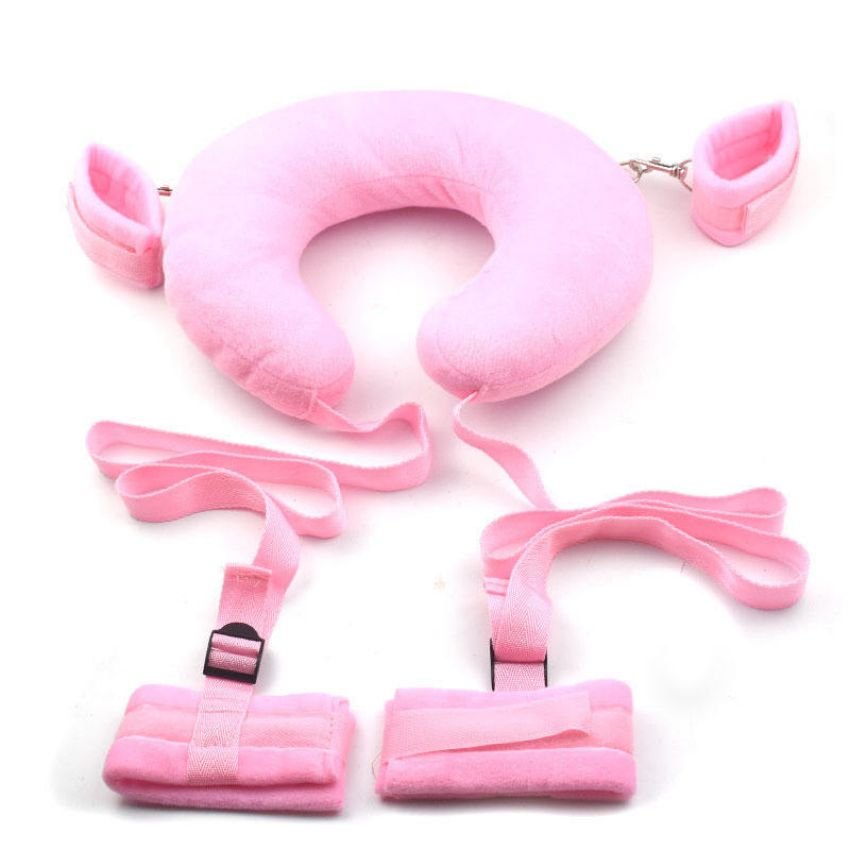 Bdsm Restraints Fetish Lit Bed Leather Bdsm Sex Toy Bondage Handcuffs With Collar Women Sex Toys