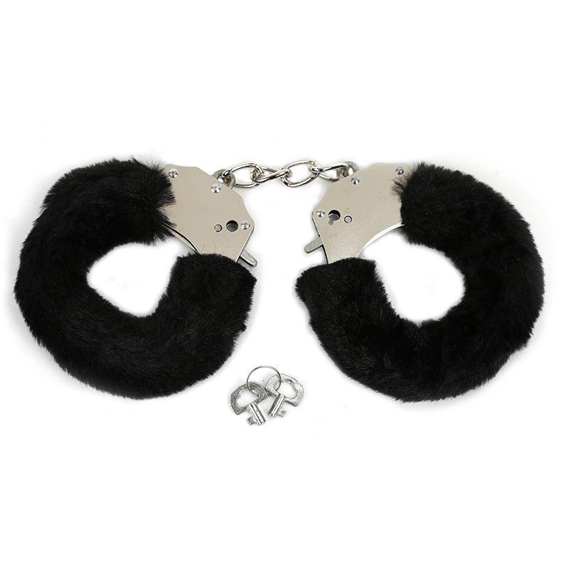 Wholesale Red Pink Black Plush Fuzzy Erotic Bondage Sm Sexy Sex Toys For Woman Handcuff And Shackles Sex Toy