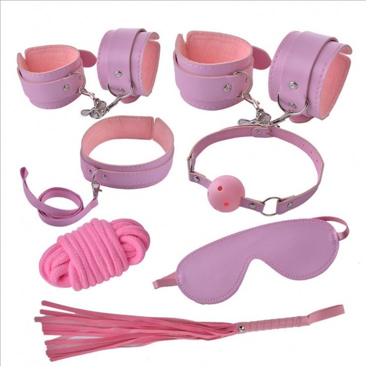 Alibaba Hot Sale 7-10 Pcs Bondage Gear Suit Leather Sex Toys Bondage Cosplay Costumes Adult Sex Products
